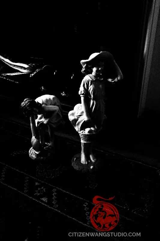 SPOOKY  STATUETTES, BALLYMENA.JPG